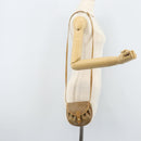 CELINE Macadam Canvas Shoulder Bag PVC Beige gold Auth bs34011-21
