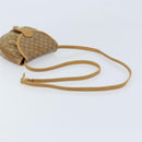 CELINE Macadam Canvas Shoulder Bag PVC Beige gold Auth bs34011-7