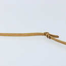CELINE Macadam Canvas Shoulder Bag PVC Beige gold Auth bs34011-8