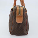 CELINE Macadam Canvas Hand Bag PVC Gold Brown Auth bs34012-4