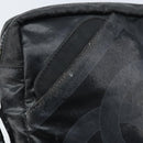 CHANEL Shoulder Bag Coated Canvas Black CC Auth bs34014-14