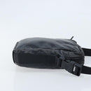 CHANEL Shoulder Bag Coated Canvas Black CC Auth bs34014-4