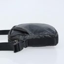 CHANEL Shoulder Bag Coated Canvas Black CC Auth bs34014-5