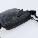 CHANEL Shoulder Bag Coated Canvas Black CC Auth bs34014-6