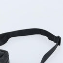 CHANEL Shoulder Bag Coated Canvas Black CC Auth bs34014-8