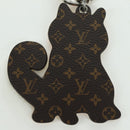 LOUIS VUITTON Monogram Porte Cles LV Shiva Charm Yellow M01199 LV Auth bs34024M-9