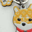 LOUIS VUITTON Monogram Porte Cles LV Shiva Charm Yellow M01199 LV Auth bs34024M-5