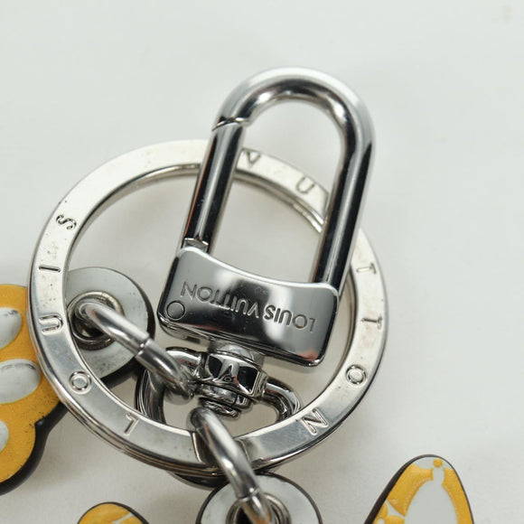LOUIS VUITTON Monogram Porte Cles LV Shiva Charm Yellow M01199 LV Auth bs34024M