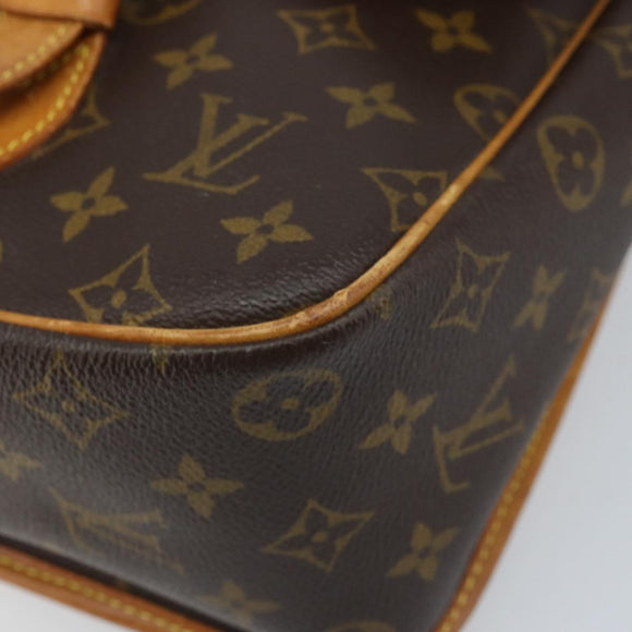 LOUIS VUITTON Monogram Gibeciere GM Shoulder Bag M42246 LV Auth bs34030