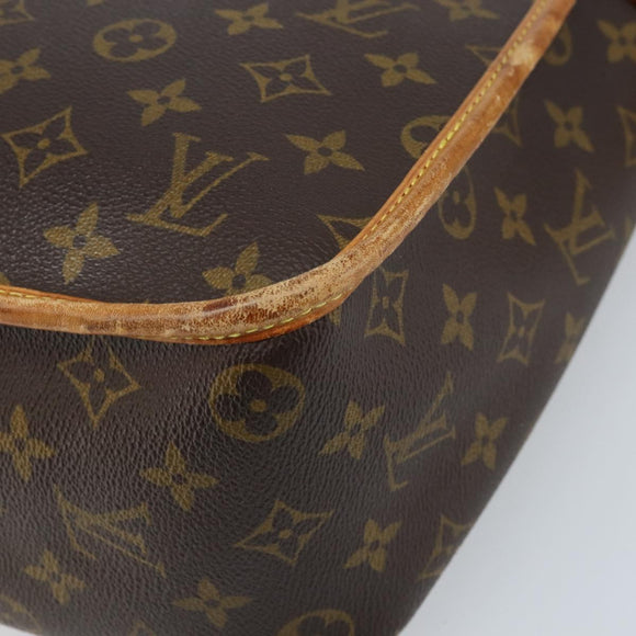 LOUIS VUITTON Monogram Gibeciere GM Shoulder Bag M42246 LV Auth bs34030