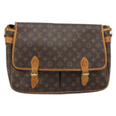 LOUIS VUITTON Monogram Gibeciere GM Shoulder Bag M42246 LV Auth bs34030-13