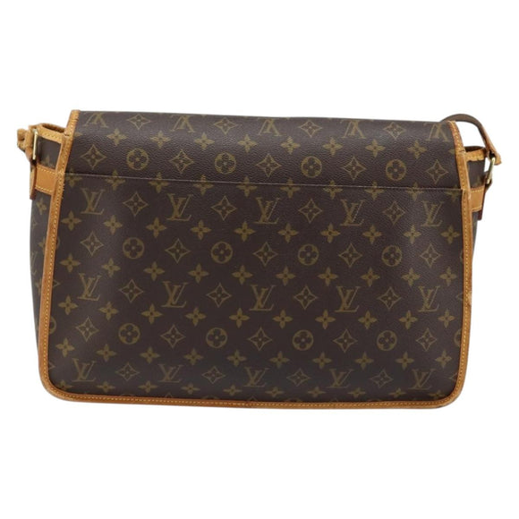LOUIS VUITTON Monogram Gibeciere GM Shoulder Bag M42246 LV Auth bs34030