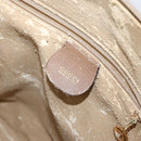 GUCCI Bamboo Tote Bag Leather Beige Gold 000 1186 0289 Auth bs34037-20
