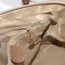 GUCCI Bamboo Tote Bag Leather Beige Gold 000 1186 0289 Auth bs34037-23