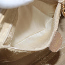 GUCCI Bamboo Tote Bag Leather Beige Gold 000 1186 0289 Auth bs34037-11