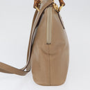 GUCCI Bamboo Tote Bag Leather Beige Gold 000 1186 0289 Auth bs34037-3