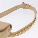 CHANEL Heuptasje Lamsleer Beige Goud CC Auth bs34038-14