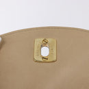 CHANEL Heuptasje Lamsleer Beige Goud CC Auth bs34038-21