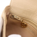CHANEL Heuptasje Lamsleer Beige Goud CC Auth bs34038-26