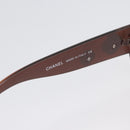 CHANEL Sunglasses plastic Brown CC Auth bs34041-12