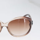 CHANEL Sunglasses plastic Brown CC Auth bs34041-5