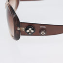 CHANEL Sunglasses plastic Brown CC Auth bs34041-9