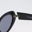 CHANEL Sunglasses plastic Black CC Auth bs34042-14