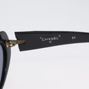 CHANEL Sunglasses plastic Black CC Auth bs34042-10
