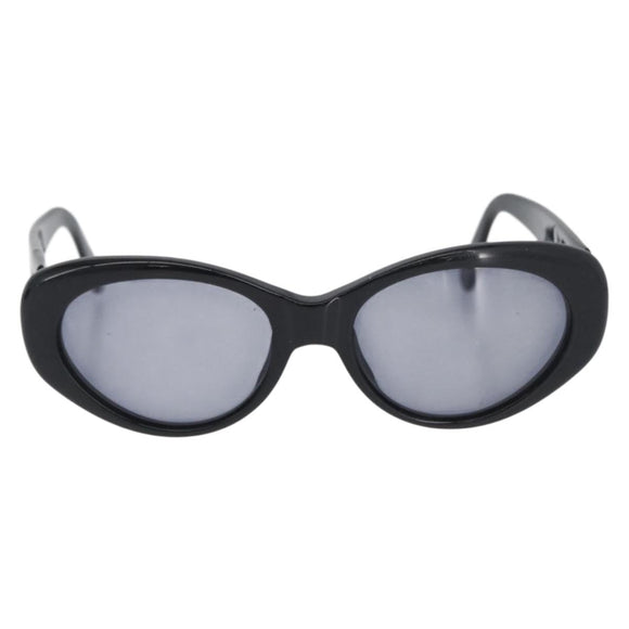 CHANEL Sunglasses plastic Black CC Auth bs34042