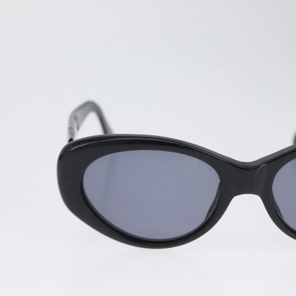 CHANEL Sunglasses plastic Black CC Auth bs34042