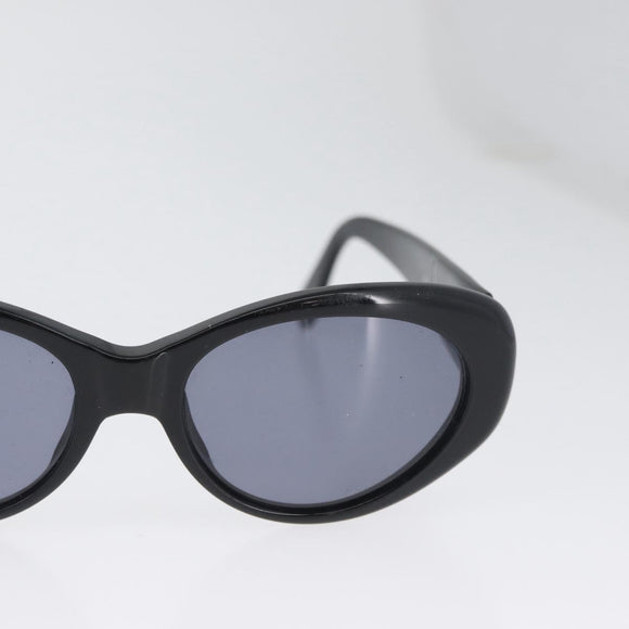 CHANEL Sunglasses plastic Black CC Auth bs34042