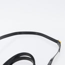 Salvatore Ferragamo Gancini Handtasche Lackleder 2-Wege Schwarz Gold Auth bs34043-10