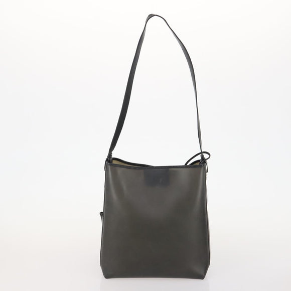 Salvatore Ferragamo Hand Bag Leather 3 Set Black Auth bs34044