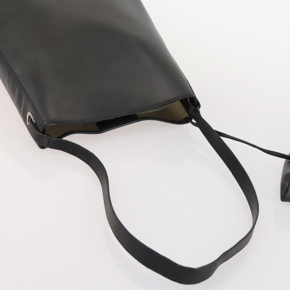 Salvatore Ferragamo Hand Bag Leather 3 Set Black Auth bs34044