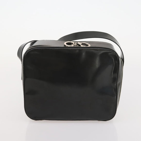 Salvatore Ferragamo Hand Bag Leather 3 Set Black Auth bs34044