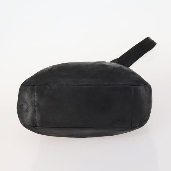 Salvatore Ferragamo Hand Bag Leather 3 Set Black Auth bs34044