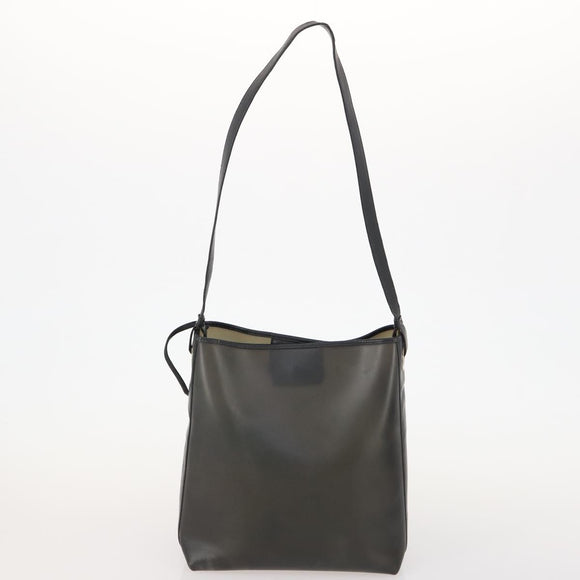 Salvatore Ferragamo Hand Bag Leather 3 Set Black Auth bs34044
