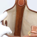 HERMES Vespa PM Shoulder Bag Canvas Beige Auth bs34046-19