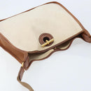 HERMES Vespa PM Shoulder Bag Canvas Beige Auth bs34046-6