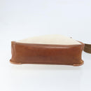 HERMES Vespa PM Shoulder Bag Canvas Beige Auth bs34046-5