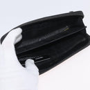 CHANEL Wallet Caviar Skin 2 Set Black Beige CC Auth bs34047-10
