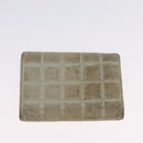 CHANEL Wallet Caviar Skin 2 Set Black Beige CC Auth bs34047-12