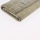 CHANEL Wallet Caviar Skin 2 Set Black Beige CC Auth bs34047-16