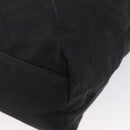PRADA Chain Shoulder Bag Nylon Black Gold Auth bs34051-9