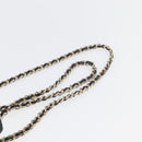 PRADA Chain Shoulder Bag Nylon Black Gold Auth bs34051-8