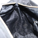 PRADA Umhängetasche Kette Nylon Gold Schwarz Auth bs34054-20