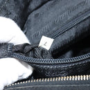 PRADA Umhängetasche Kette Nylon Gold Schwarz Auth bs34054-12