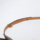 CELINE Macadam Canvas Hand Bag PVC 2way Brown Gold Auth bs34055-11