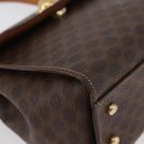 CELINE Macadam Canvas Hand Bag PVC 2way Brown Gold Auth bs34055-13