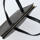 CELINE Macadam Canvas Hand Bag PVC Leather Black Gold Auth bs34056-6